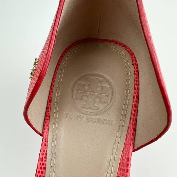 Tory Burch Savannah D’Orsay Flat Sandals in Melon/Coral 9 - Picture 3 of 14